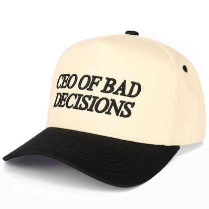 CEO of Bad Decisions Trucker Hat