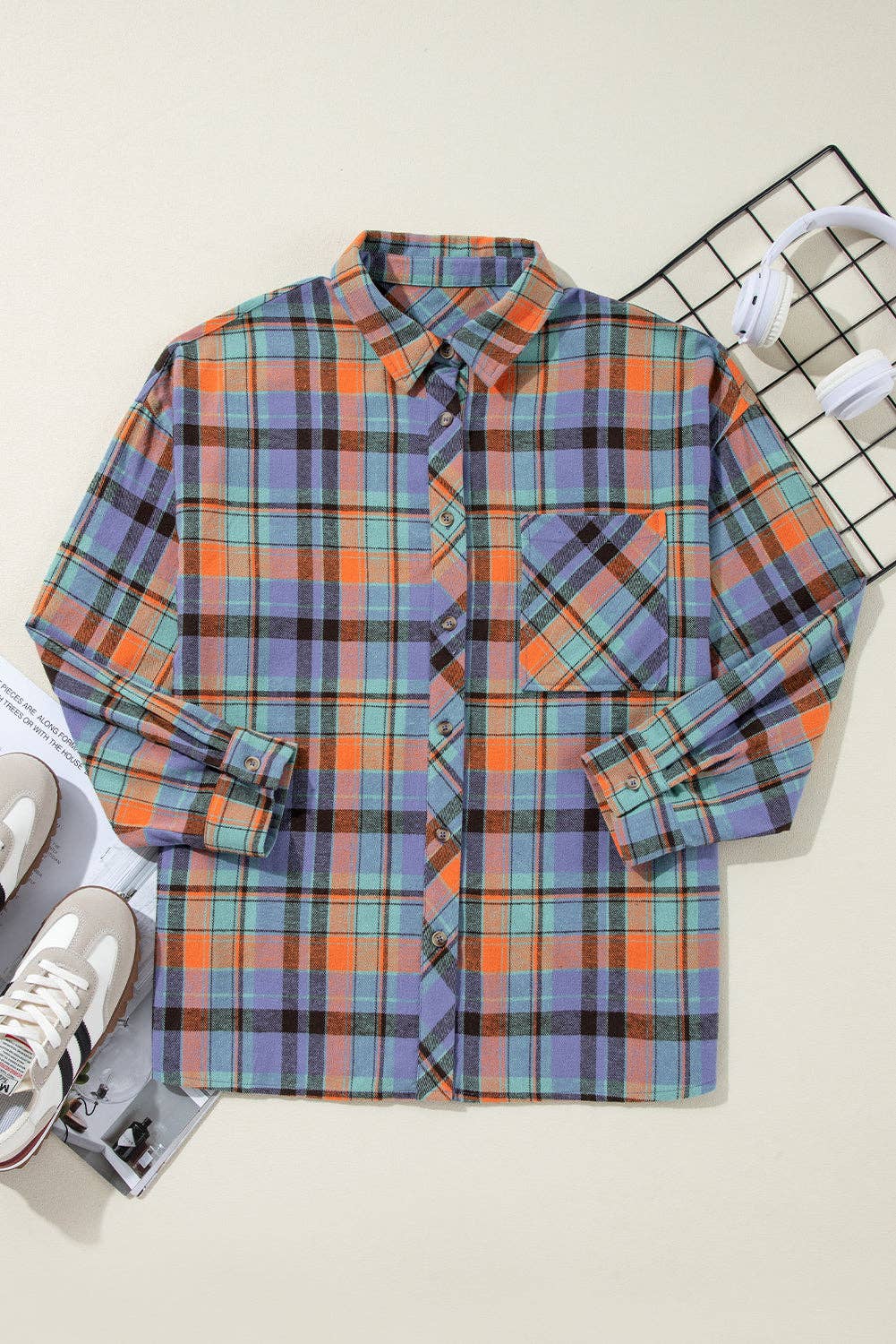 Plaid Button Down Shirt