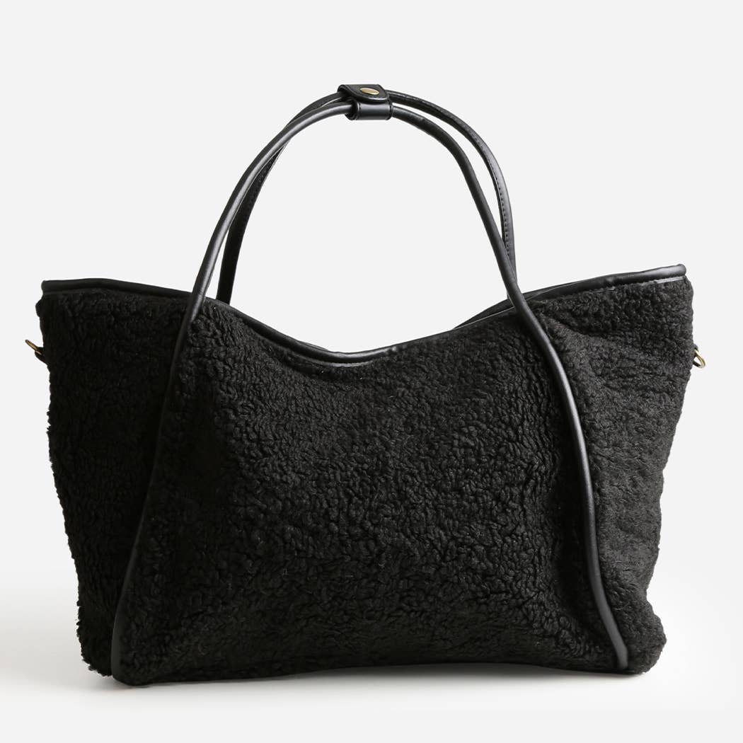 Sherpa Shoulder Tote Bag