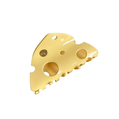 Cheese Slice Hair Claw Clip