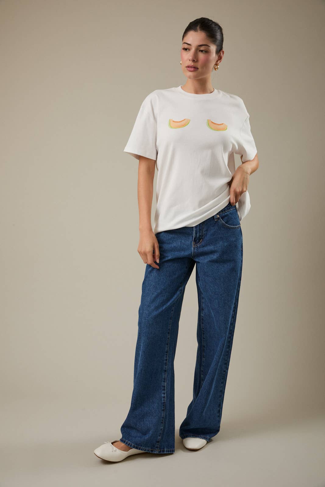 Melons Round Neck T-Shirt