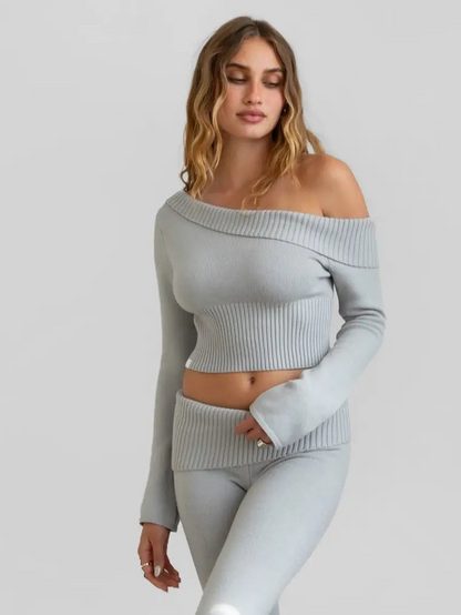 REILY Lounge Fold Over Sweater