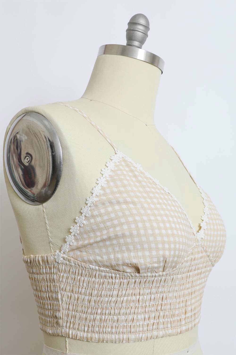 Gingham Crop Top XL