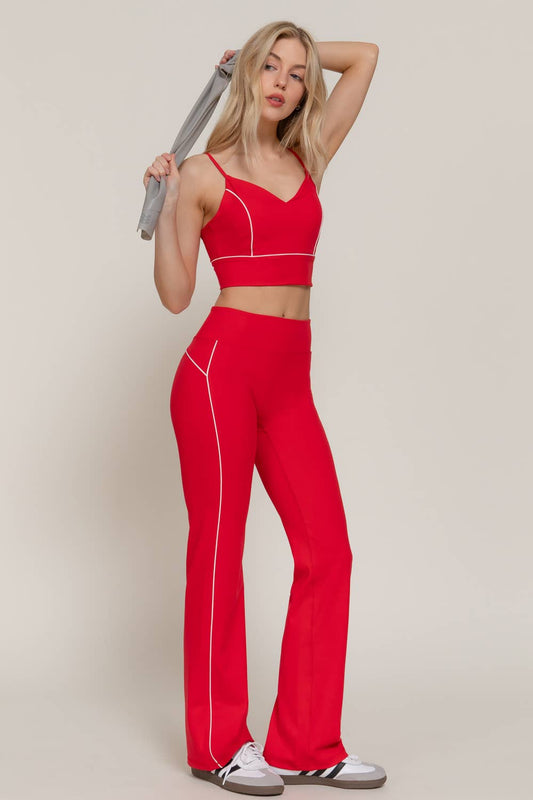 Piping Workout Pants