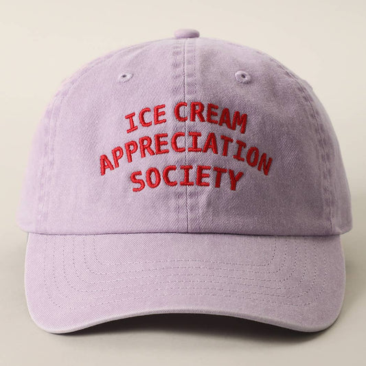 Ice Cream Appreciation Baseball Hat