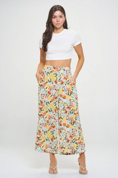 Watercolor Bloom Pants