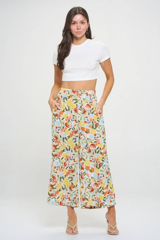 Watercolor Bloom Pants