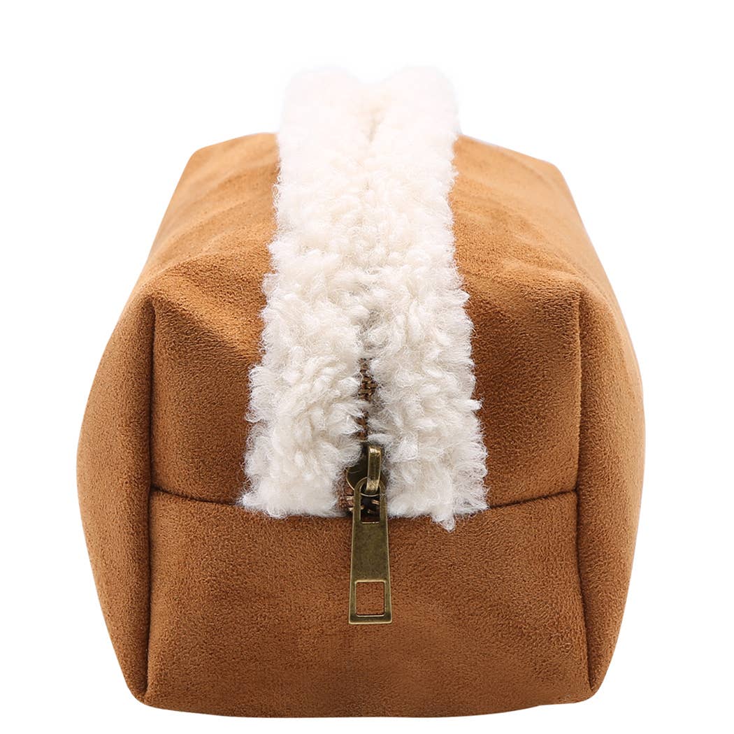 Sherpa Suede Travel Pouch