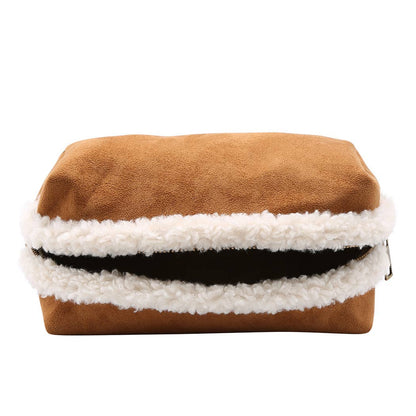 Sherpa Suede Travel Pouch