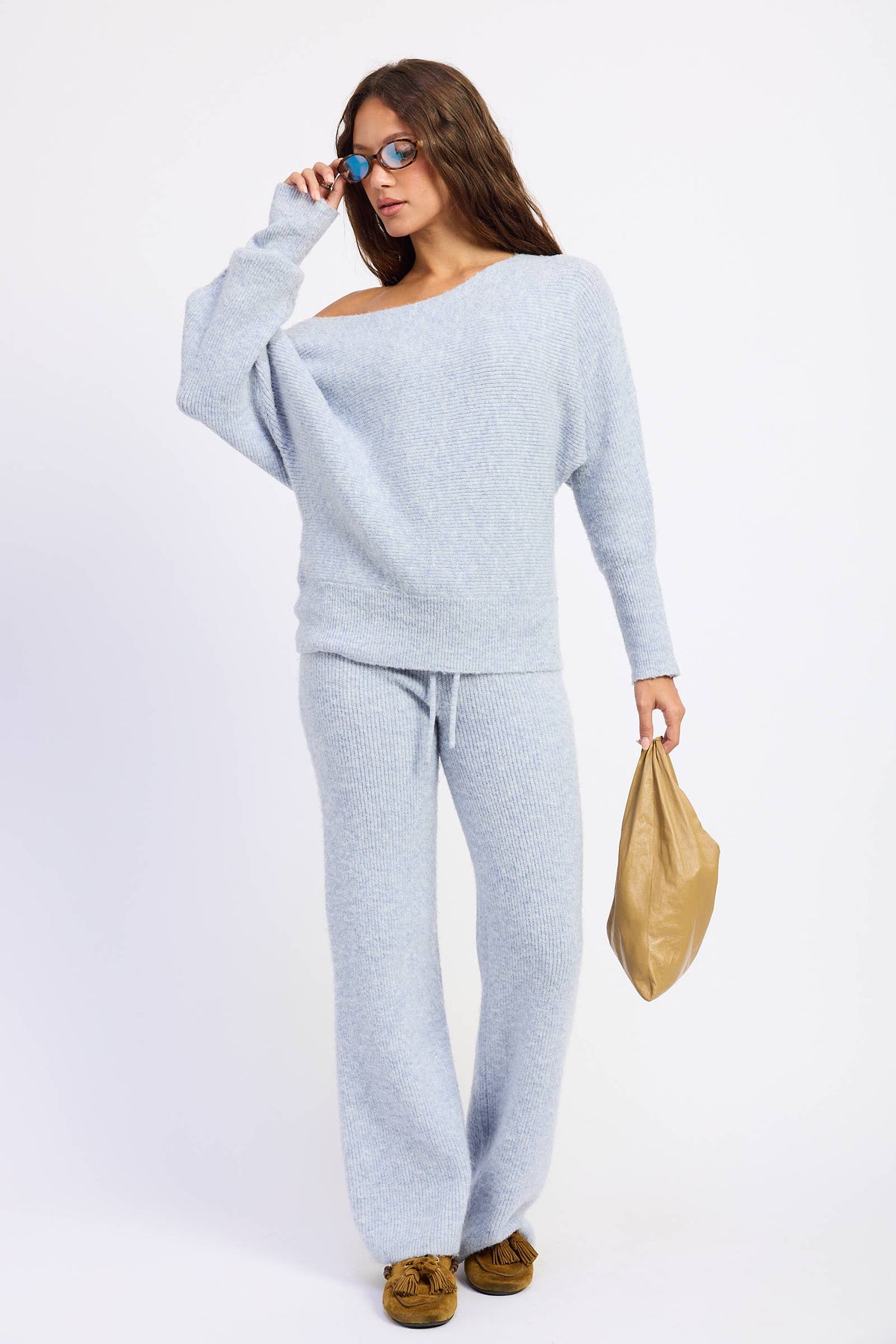 Ribbed Sweater Lounge Pants