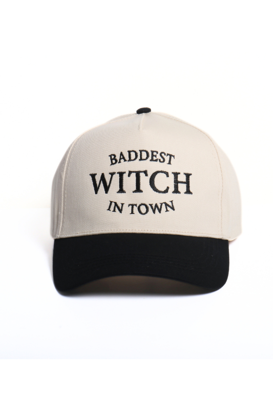 BADDEST WITCH IN TOWN Halloween Trucker Hat