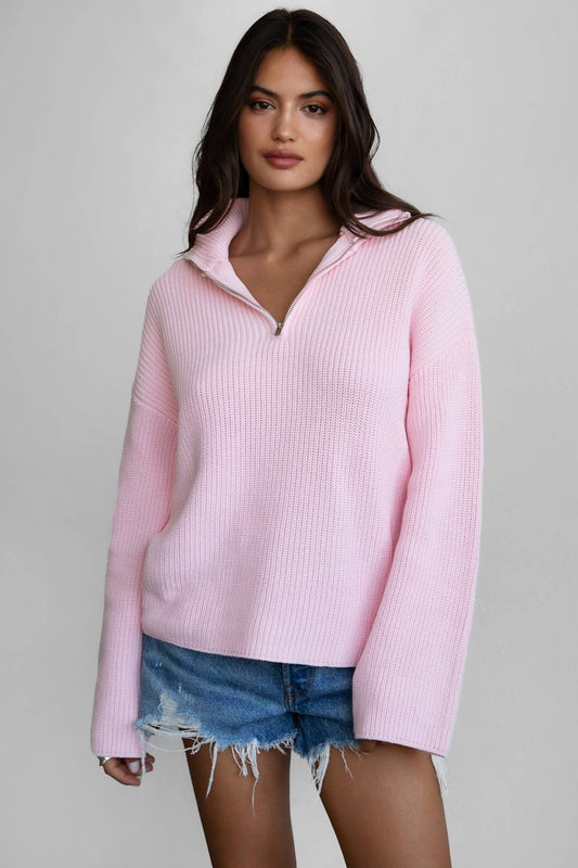 LIISA Quarter Zip Sweater
