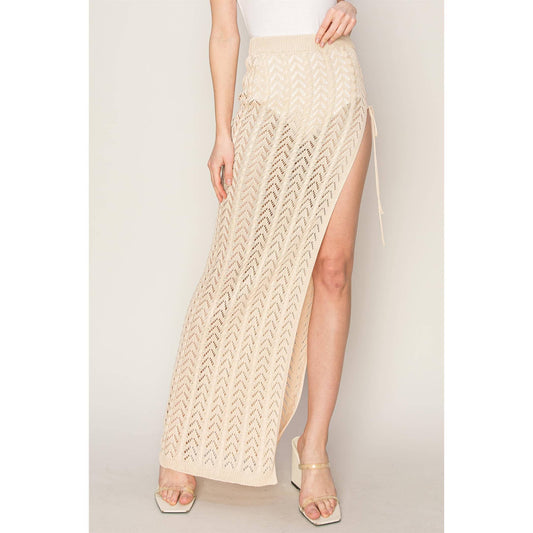 CROCHET COVER-UP SKIRT