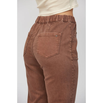 High Rise Crop Jogger Cocoa (S-3X)